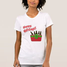 Eiskrebse Cooler glückliche Feiertage T-Shirt