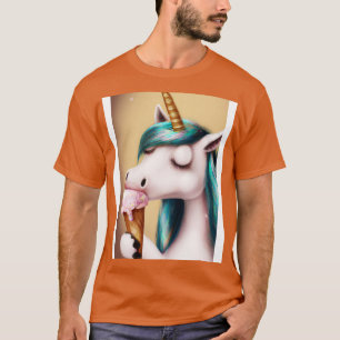 Eiskrem Einhorn T-Shirt