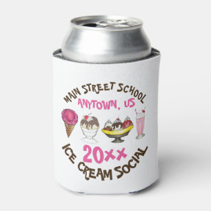 Eiskrem Sozialer Gefallen Banana Split Dosenkühler