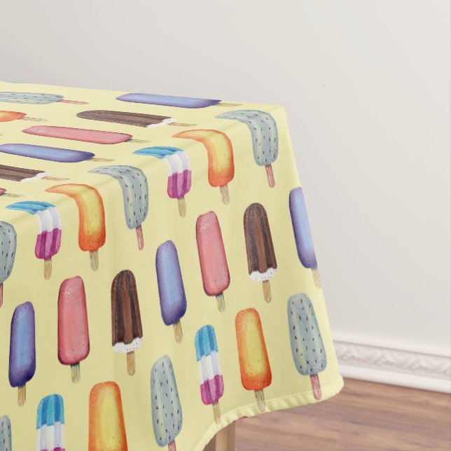 Eiskremmuster Tischdecke (Beispiel)