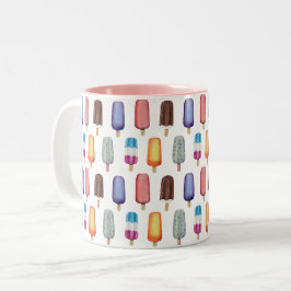 Eiskremmuster Zweifarbige Tasse