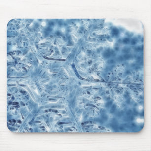 Eiskristall Fraktal Snowflake Mousepad