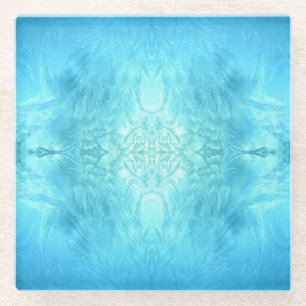 Eiskristall Glasuntersetzer