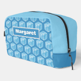 Eiskuben Blue Toilettenbeutel Waschbeutel