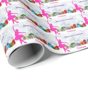 Eiskunstlauf Weihnachten  Geschenkpapier