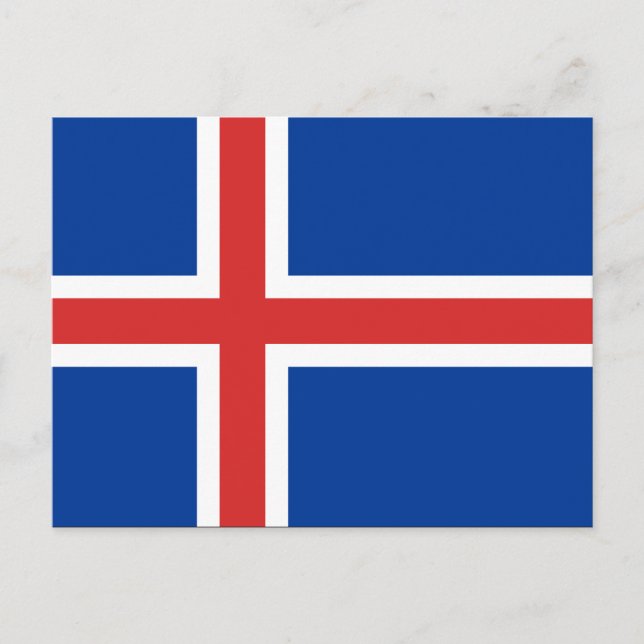 Eisland Postkarte (Vorderseite)