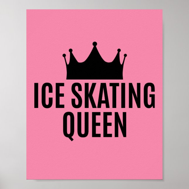 Eislauf Königin - Eislaufen  Poster (Vorne)