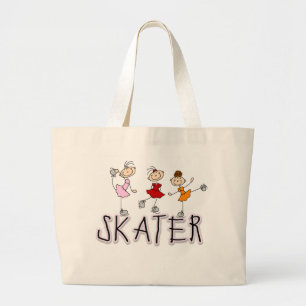 Eislauf-T-Shirts und Geschenke Jumbo Stoffbeutel