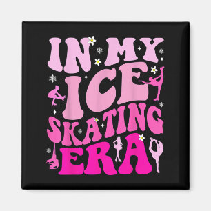 Eislauf-Vibes Schlittschuhläufer-Trainer Figure Ho Magnet