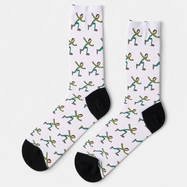 Eislaufen Socken (Linkes Detail)