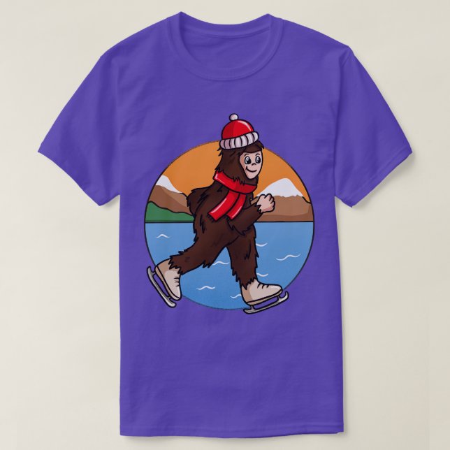 Eislaufen T-Shirt (Design vorne)