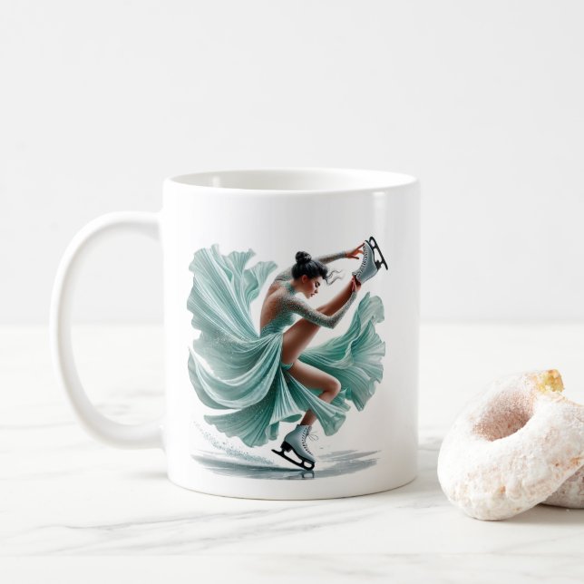 Eisläufer  kaffeetasse (Mit Donut)