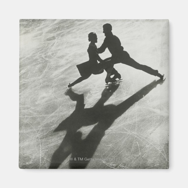 Eislaufpaar Magnet (Vorne)