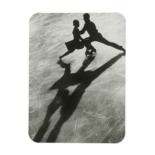 Eislaufpaar Magnet (Vertikal)