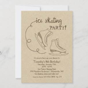 Eislaufparty Einladung