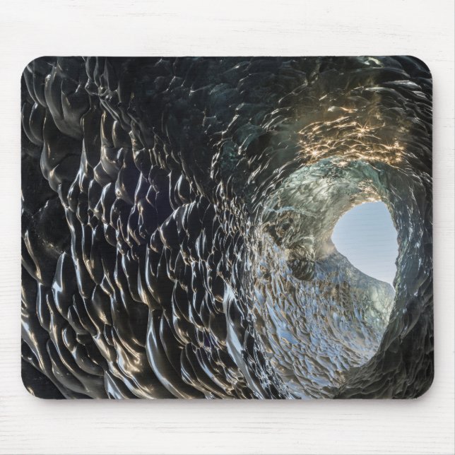 Eisöffnung in einer Eishöhle Mousepad (Vorne)
