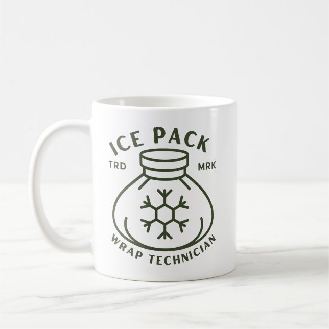 Eispack-Umschlagtechniker Kaffeetasse (Links)