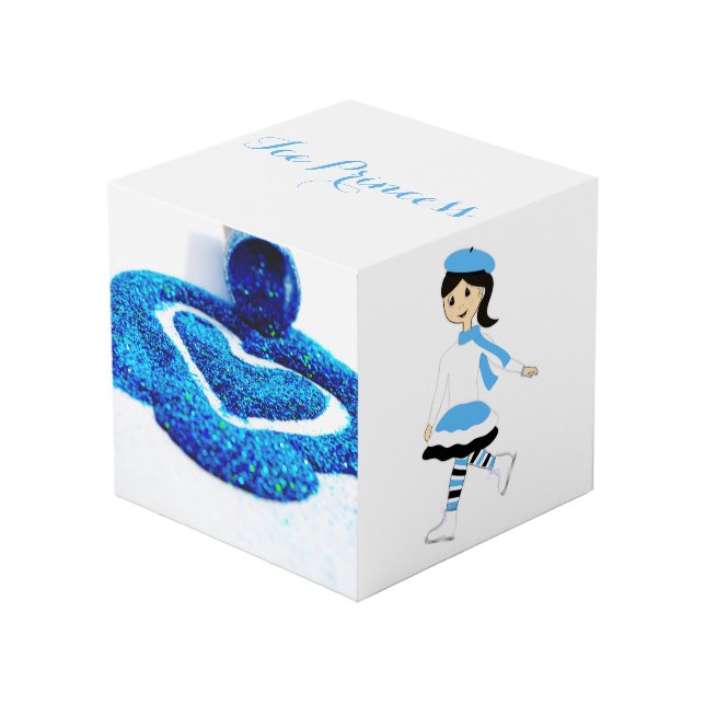 Eisprinzess Würfel (Vorderseite Schrägansicht)