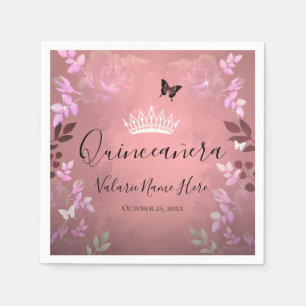 Eisrosa Extravagante Rose Quinceanera Pink Serviette