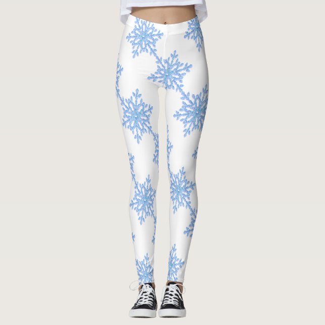 Eisschneeflocke Leggings (Vorderseite)