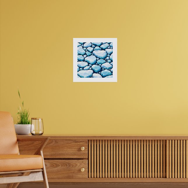 Eisschollen Poster (Wohnzimmer 2)