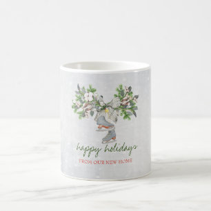 Eisskates, Zweig Schnee Urlaub Kaffeetasse