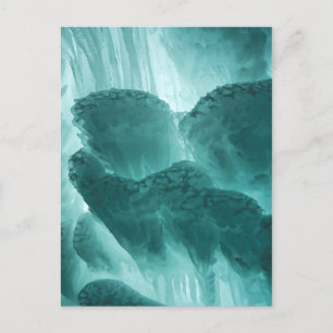 Eisskulptur Abstrakt Postkarte