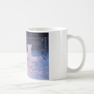 Eisskulptur Sportlicher Künstler Schnitzerei Arkti Kaffeetasse