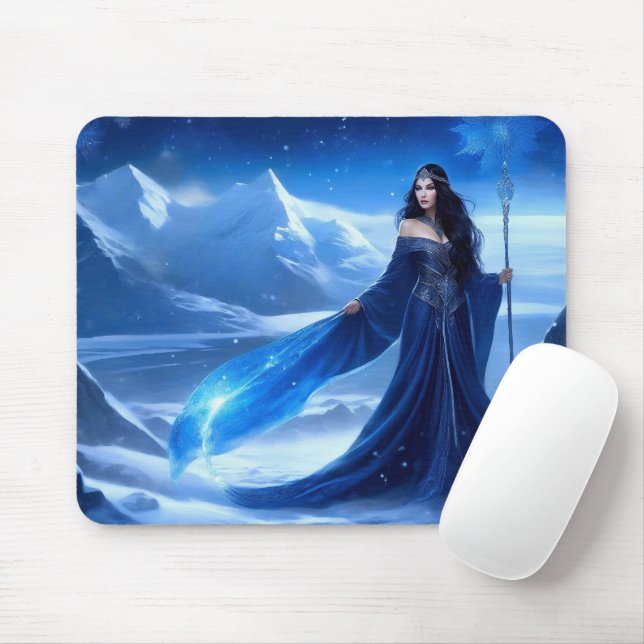 Eissorzerin der Tundra-Schneeflocke Mousepad (Mit Mouse)