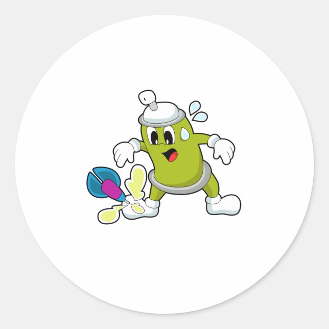 Eisspray Darts Dart Runder Aufkleber (Vorderseite)