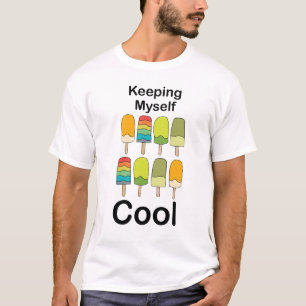 Eisstiel Mich Kühlhalten Sommer T-Shirt