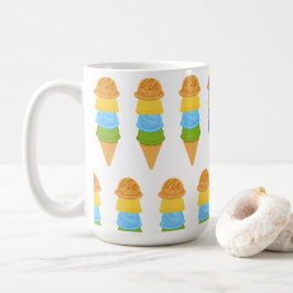 Eistüte farbig kaffeetasse