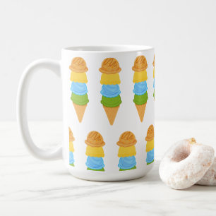 Eistüte farbig kaffeetasse