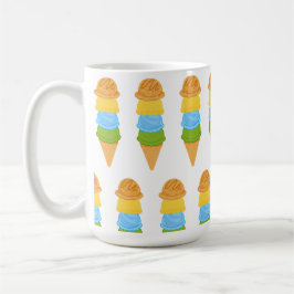 Eistüte farbig kaffeetasse