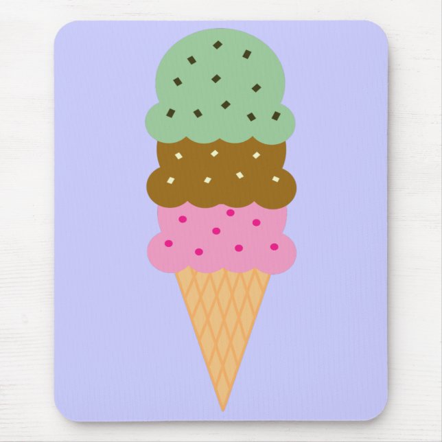 Eistüte Mousepad (Vorne)