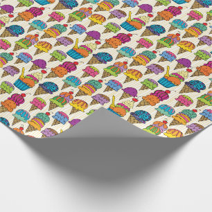 Eistüten Geschenkpapier