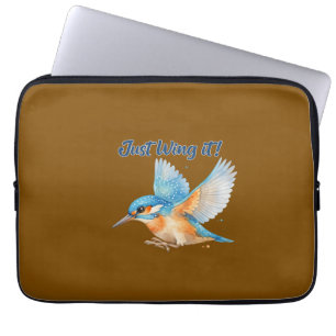 Eisvogel-Badmatte Laptopschutzhülle
