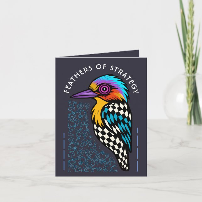 Eisvogel Karte (Vorderseite)