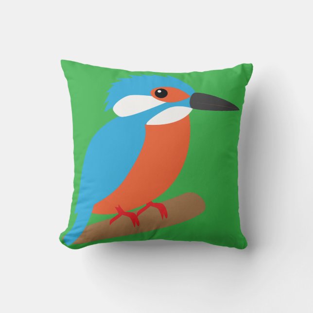Eisvogel Kissen (Vorderseite)