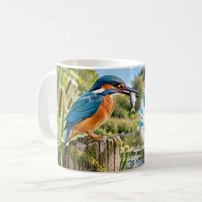 Eisvogel 'Mach ein Spritz' Kaffeetasse (Vorderseite Links)
