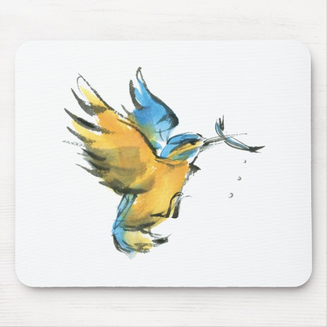 Eisvogel Mousepad (Vorne)