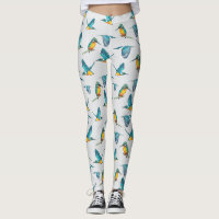 Eisvogel-Muster Leggings