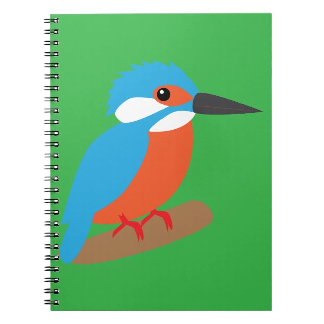 Eisvogel Notizblock (Vorderseite)