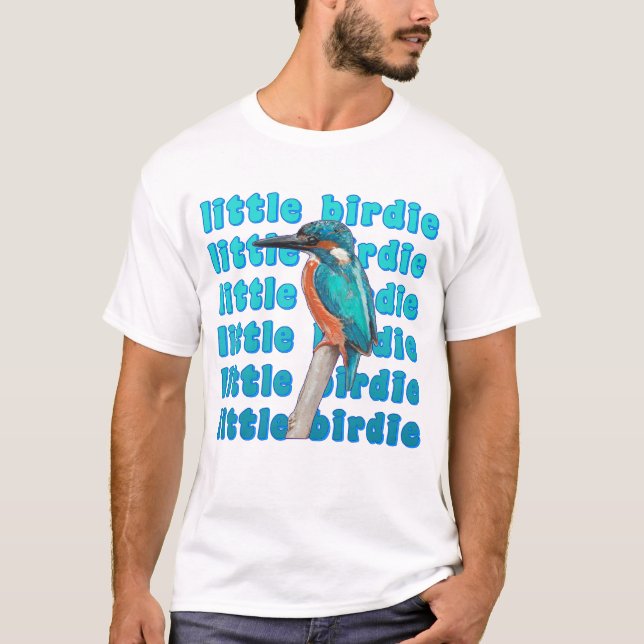 Eisvogel  - schöner blauer Vogel T-Shirt (Vorderseite)