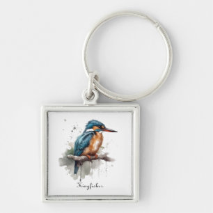 Eisvogel-Serenität, personalisierbar Schlüsselanhänger