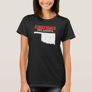 Eisvogel USA Staat Amerika Reise Oklahoman T-Shirt
