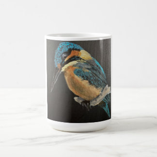 Eisvogel-Vogel-Feinkeramik-Tasse  Kaffeetasse