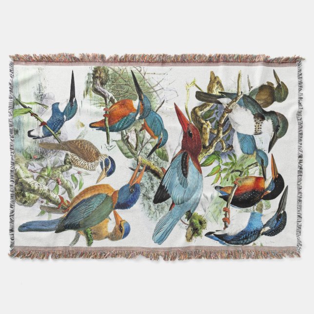 Eisvogel-Vogel-Tier-Teich-Wurfs-Decke Decke (Vorderseite)