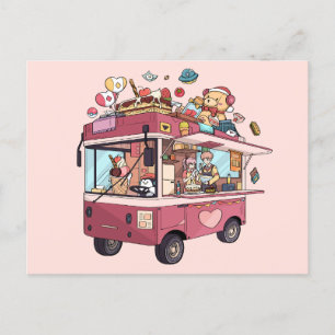 Eiswagen Van Postkarte