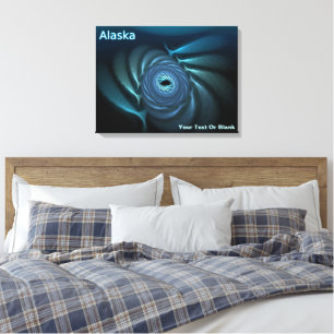 Eiswale - Alaska Leinwanddruck